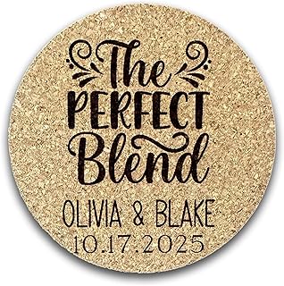 15 Creative Wedding Favor Ideas for Modern and Stylish Weddings 61 Set of 30-100 Personalized Wedding Cork Coasters | Customized The Perfec...