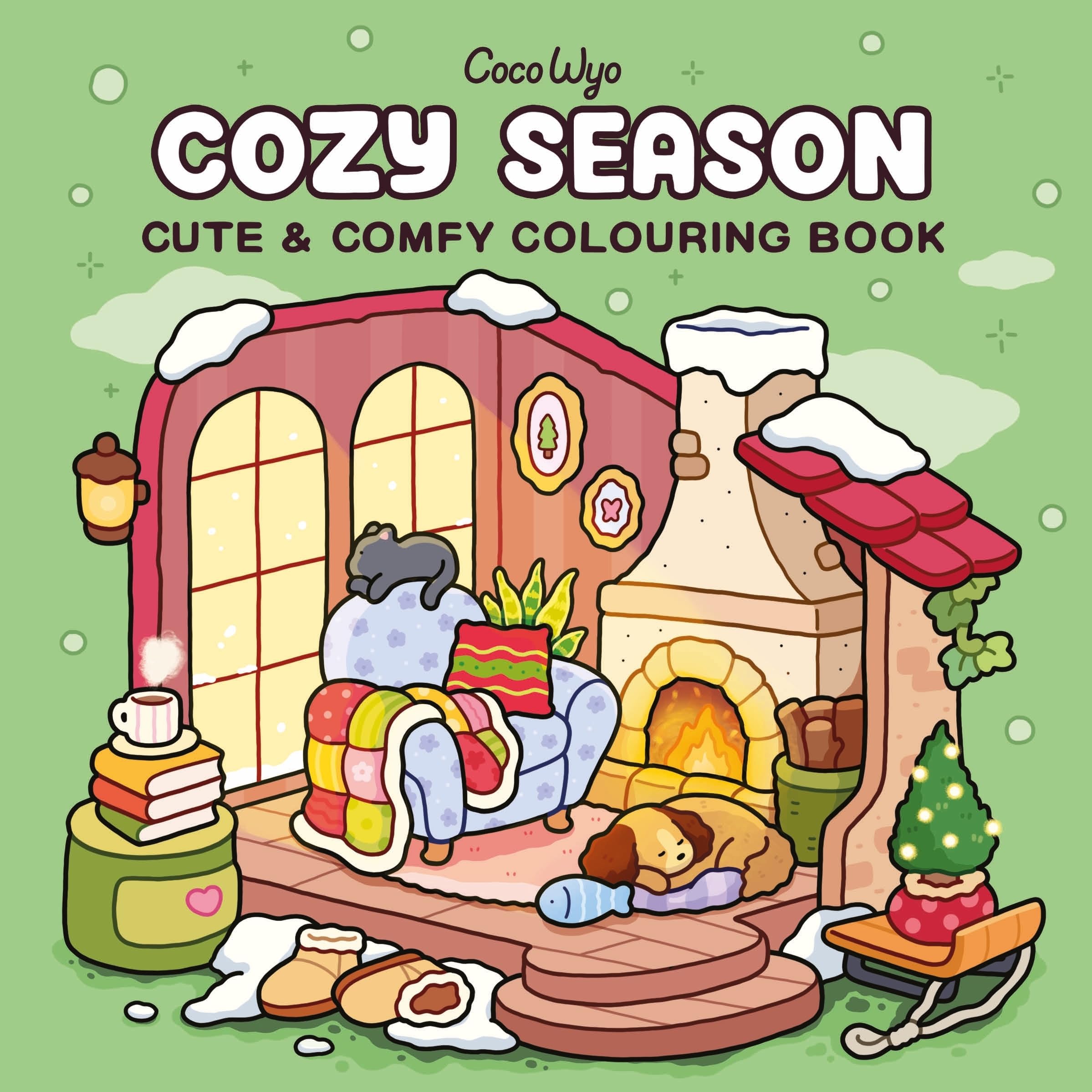 Cozy Season: A cute and comfy colouring book, perfect for relaxing and unwinding (Coco Wyo)