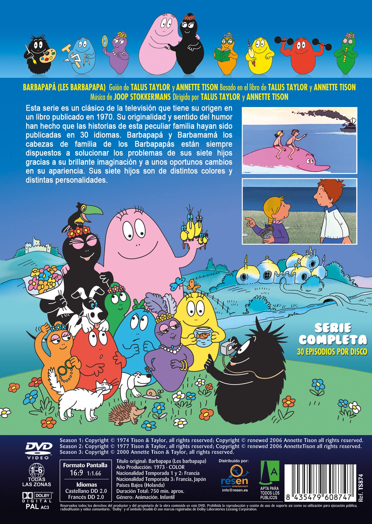 Barbapapa Serie Completa (5 DVDs) [Import]