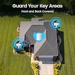 aosu T2 Ultra 4K Solar Security Cameras Wireless Outdoor, 2-Cam Kit with aosuBase, Home Security Camera System with TrueColor Night Vision, AI Detect Track, 360°Pan&Tilt, Expandable 1TB Local Storage