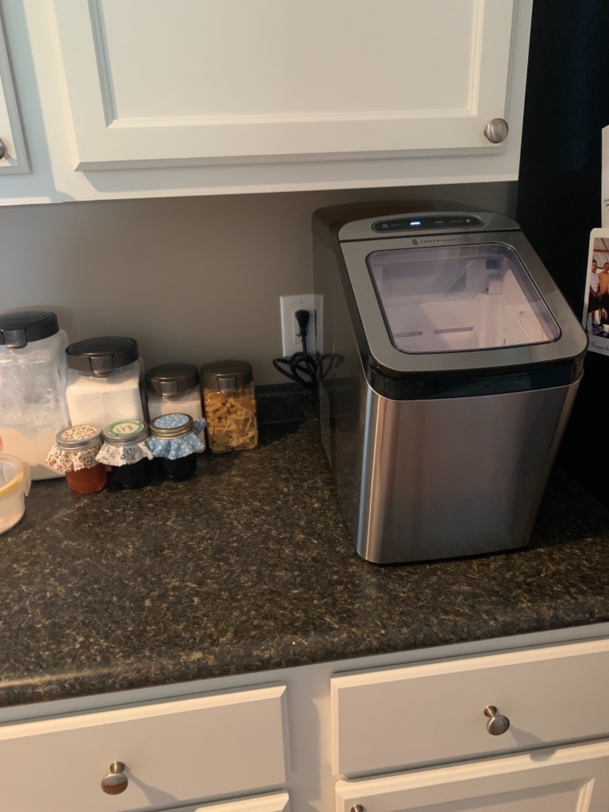 24/mo Finance Miroc Nugget Ice Maker for Countertop, Sonic Ice Maker Machine, Makes 26lb