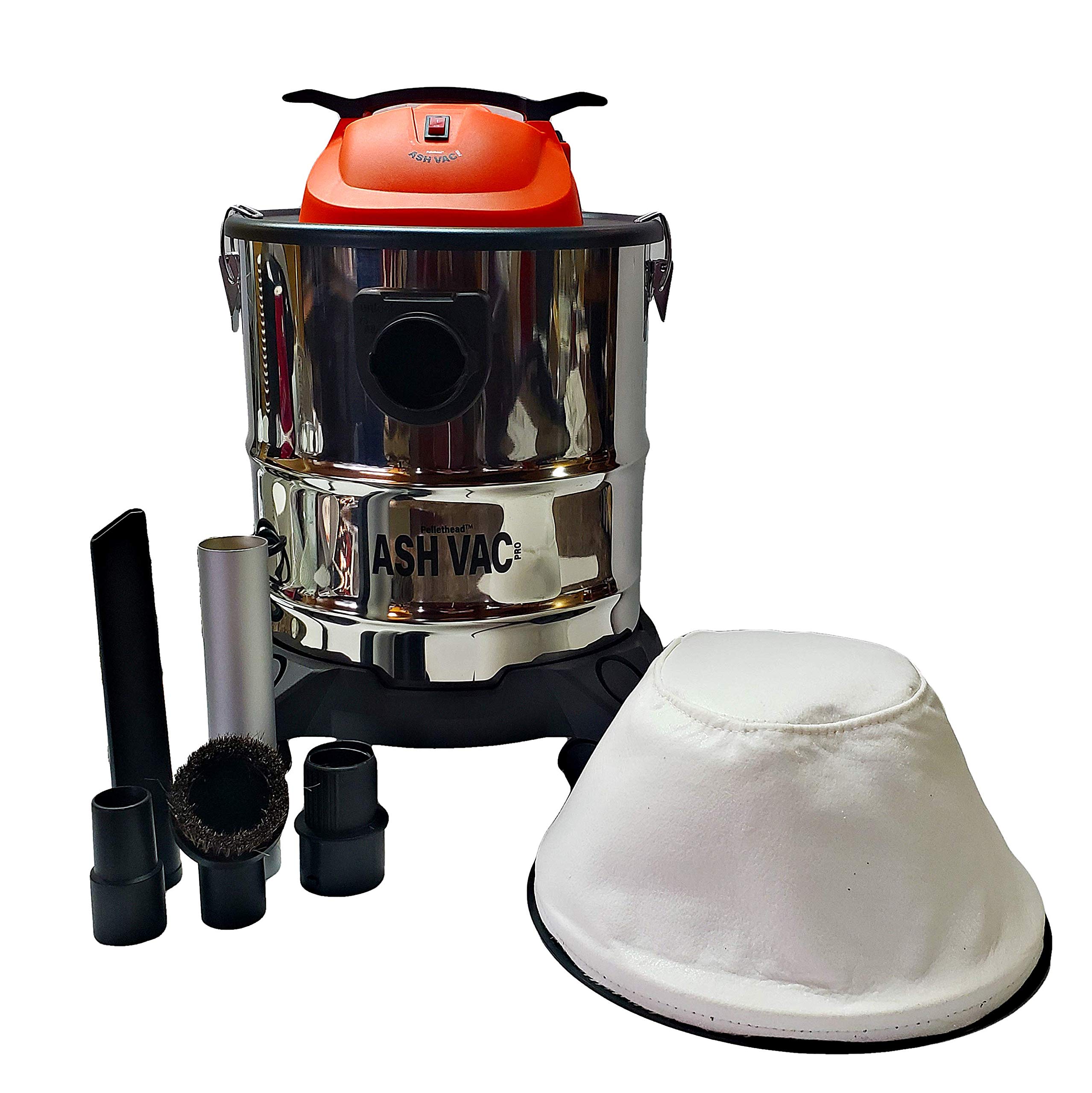 Amazon.com: Pellethead Ash Vault Pro 5-Gallon 10-Amp Power Ash Vacuum with  Hose Accessories and Heat-Resistant HEPA Filters : Patio, Lawn u0026 Garden