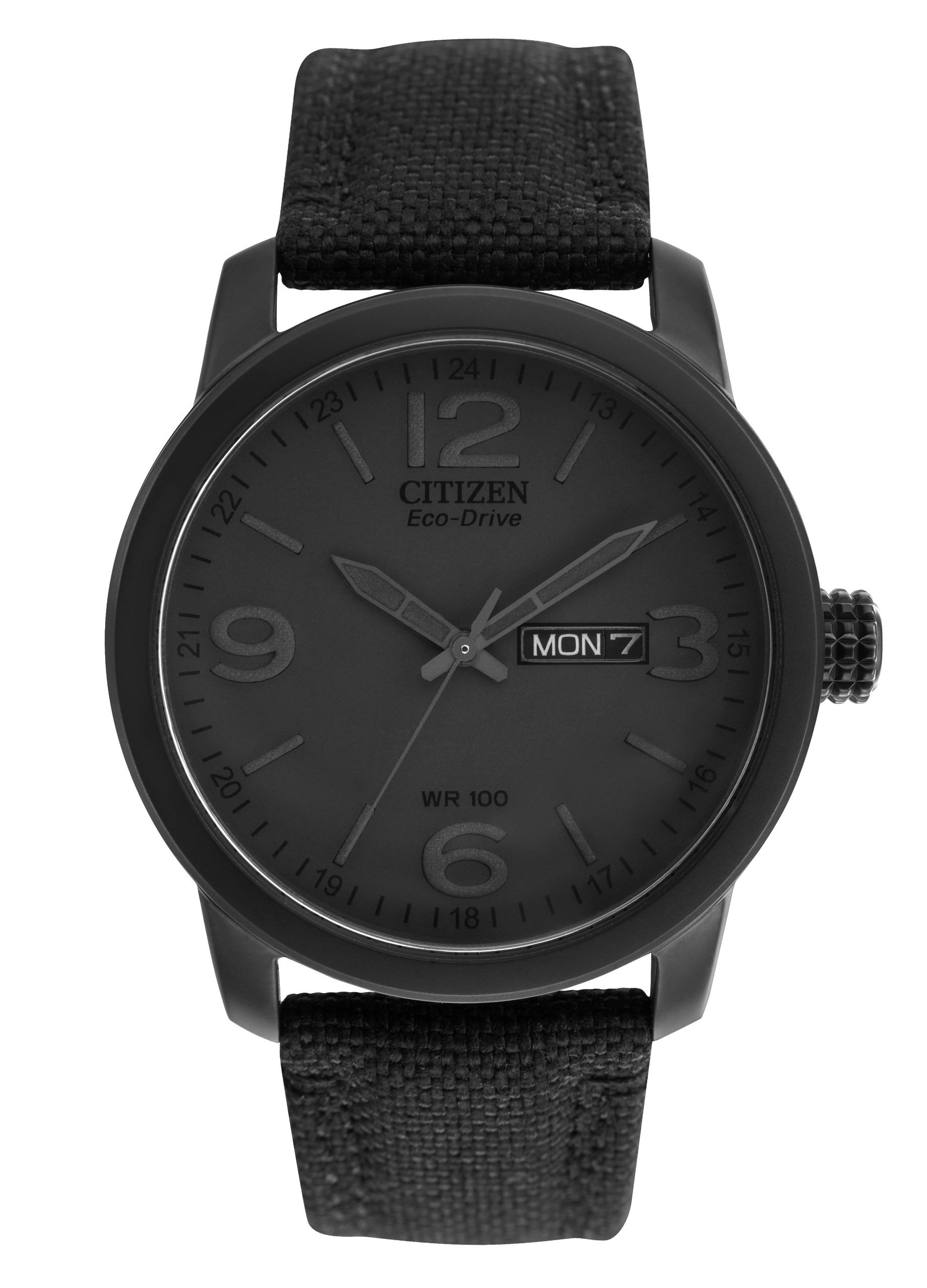 Citizen Orologio Analogico al Quarzo Uomo con Cinturino in Tessuto BM8475-​00F