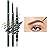 Eyebrow Pencil,3 PCS Waterproof Professional Makeup Micro Brow Pencil,Brow Kit with Eyebrow Brush and Razor,Ultra-Fine Mechanical Pencil,Eyebrow Pencils for Women