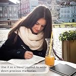 8 Pack en vrac pour le journal de couverture souple, Feela Notebooks College Règled for Work, Lined Travel Journal pour les femmes hommes, Note Prendre note fournitures scolaires écriture d'affaires, 8.2” x 5.5”, A5, noir
