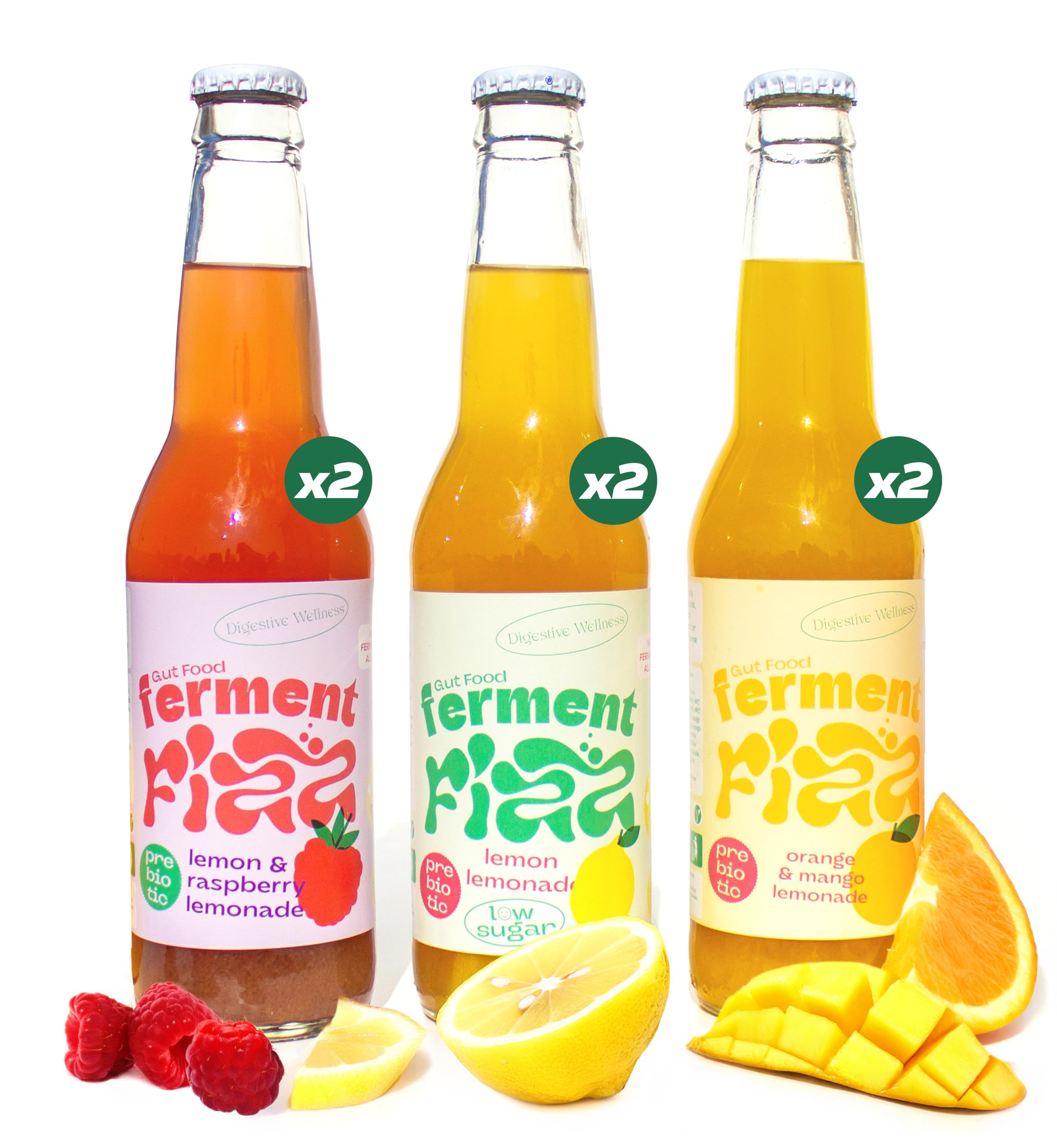 Ferment Fizz Mix Pack - Lacto-Fermented Sparkling Lemonade - 4.5g