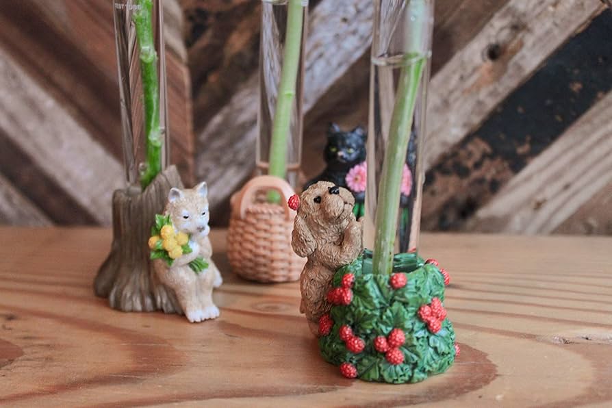 Amazon｜キーストーン アニマル フラワーベース トイプードル サイズ