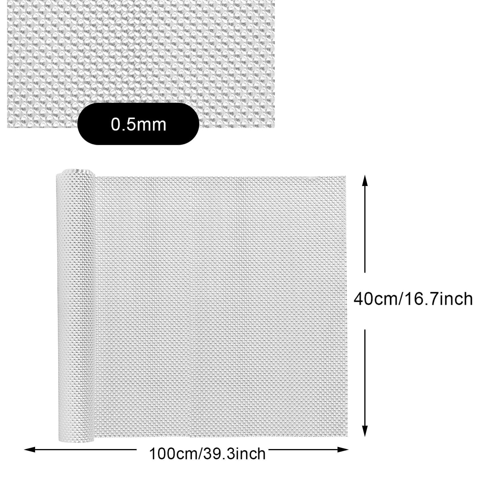 Plaque de protection thermique en aluminium embossée, 100 cm x 40 cm, pour isoler les tuyaux de chaleur pour voiture, moto, véhicule