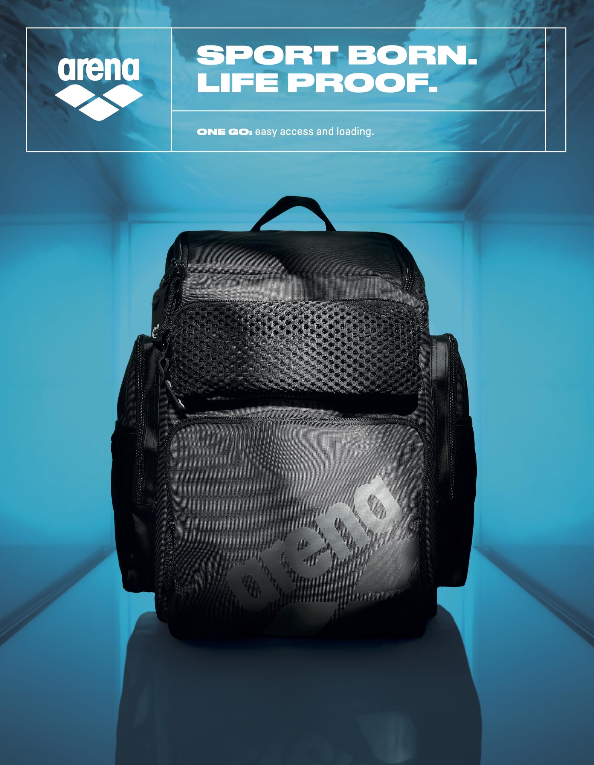 ARENA One Go Schwimm Sport Reise Rucksack