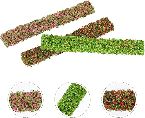 Miniatura 4 de Yardwe 3 piezas de casa de muñecas de jardín de hadas, arbustos de flores, modelos, micropaisaje, vegetación, ornamento para decoración de casa de