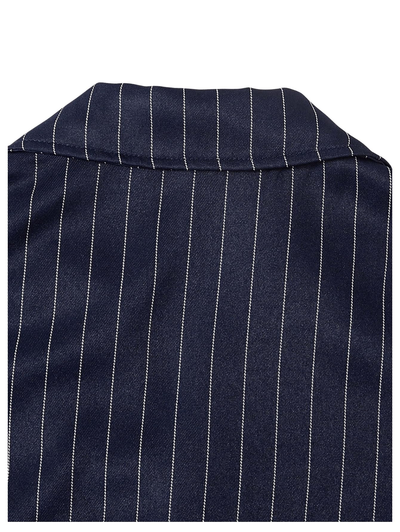 Floerns Completo da ragazza in 2 pezzi elegante a righe senza maniche gilet e pantaloni lunghi elastici casual