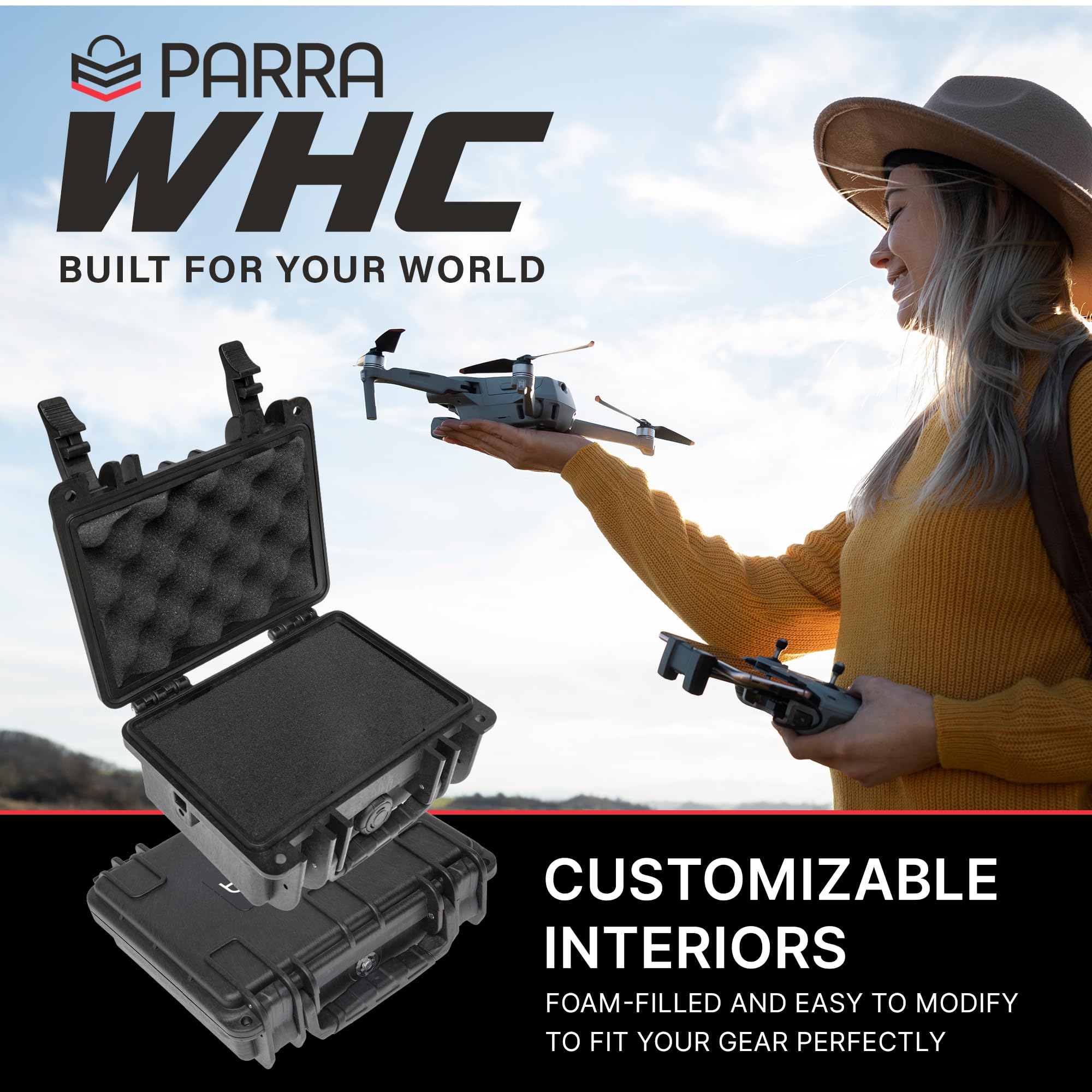 Parra Waterproof Hard Case inc P&P Foam