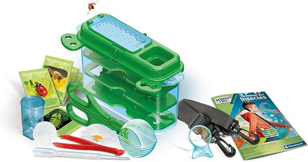 Clementoni | Laboratoire | La Maison des Insectes 7 Ans + | Module Transportable | Accessoires D'Observation | Cartes Informatives Et Manuel Illustré Inclus| Cadeau Éducatif pour Enfants - 3