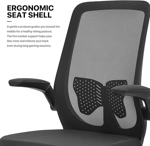 Miniatura 7 de Magshion Juego de escritorio y silla, mesa de trabajo portátil de pie para computadora portátil y cómoda silla giratoria para tareas de altura