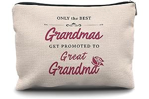 Sensational Great Grandma Announcement Makeup Bag: A Treasured Keepsake for a Cherished New Chapter