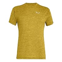 SALEWA Puez Melange Dry'Ton T-Shirt Uomo, Olive Oil Melange