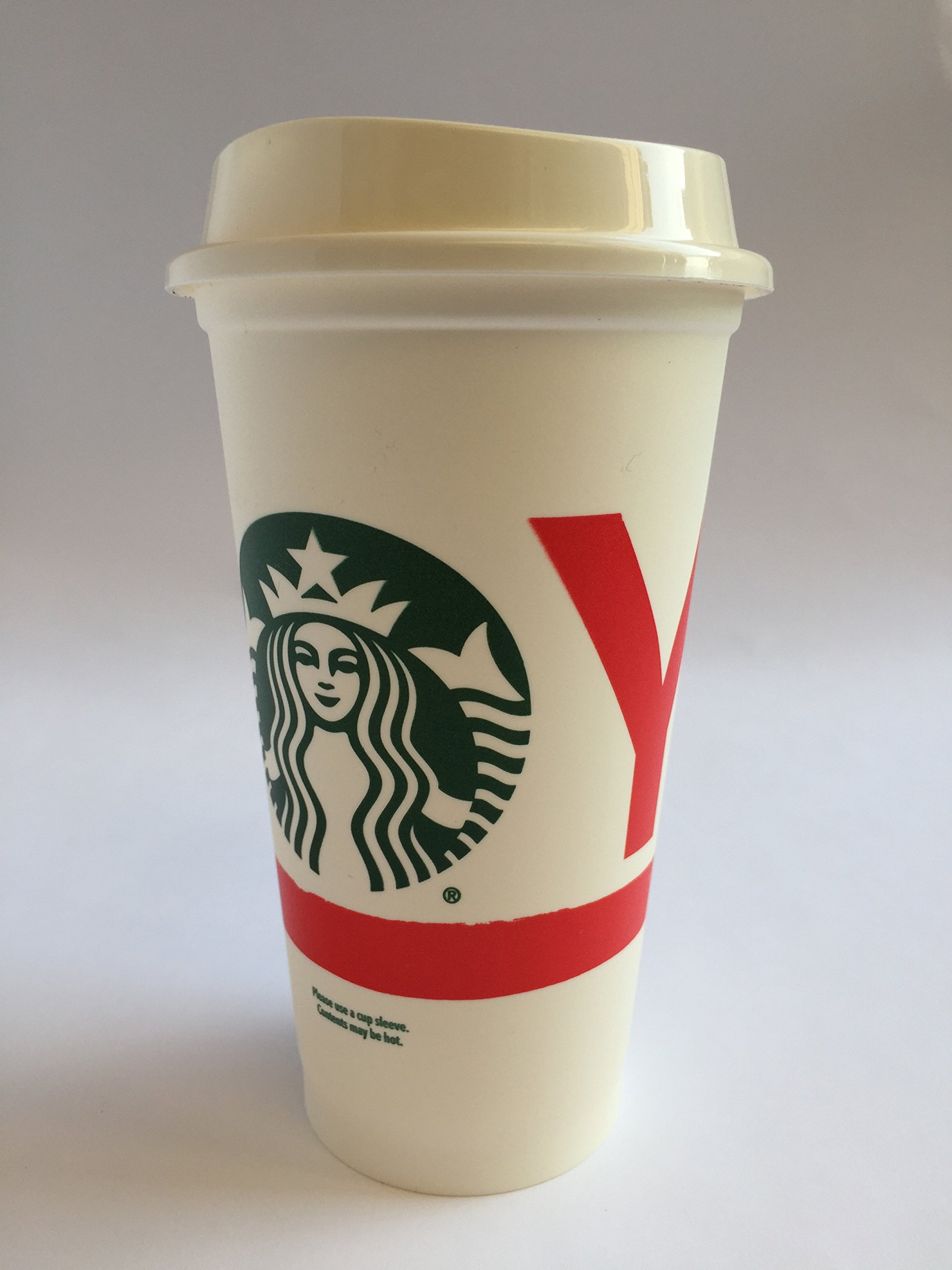 Amazon.com | Starbucks Grande Holiday Joy 2015 Reusable Travel Cup with  Lid, 16-ounce, (1 Cup and Lid Included): Tumblers & Water Glasses