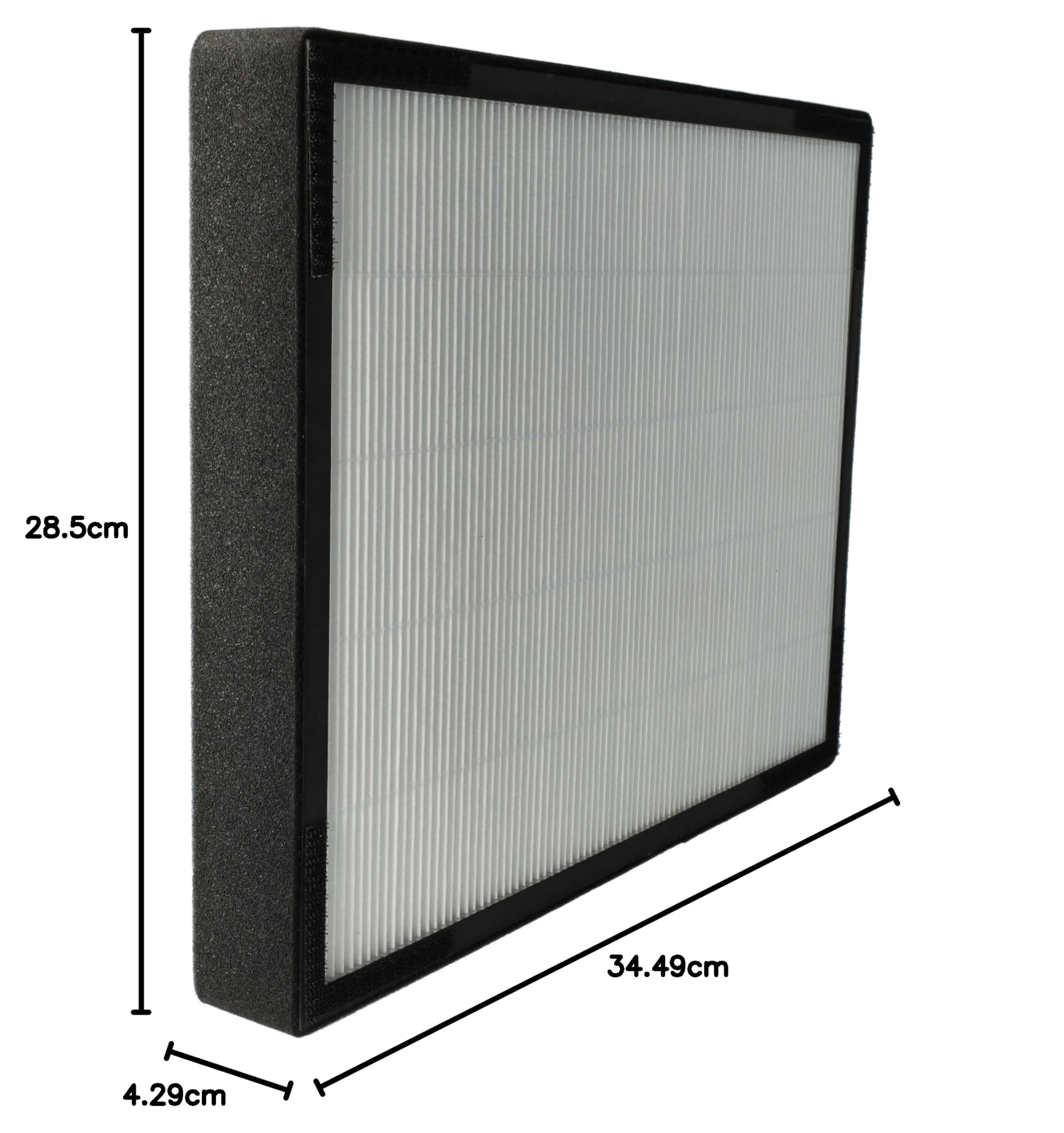 vhbw 2x Luftilter kompatibel mit Comedes Lavaero 240 Luftreiniger - Kombifilter Vorfilter + HEPA + Aktivkohle + TiO2