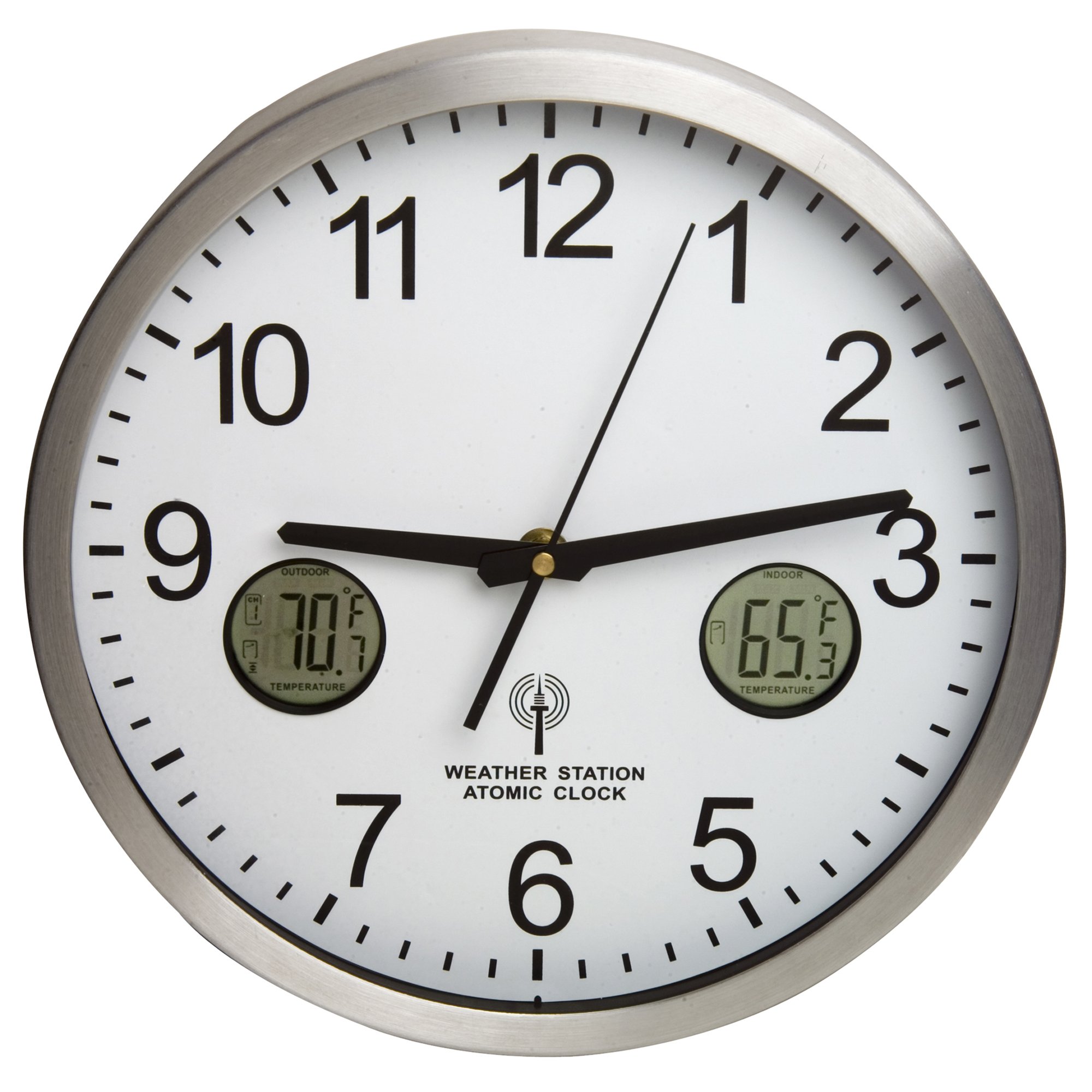SP Bel-Art, H-B DURAC Multi-Function Atomic Clock with Indoor/Outdoor Thermometer and Min/Max Memory; for Europe (B61700-0700)-image-23