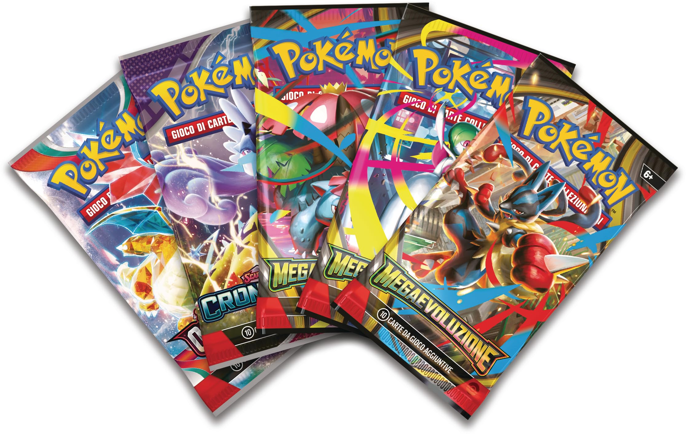 Pokémon: collezione con statuina Mega Lucario-ex del (una carta promozionale olografica, una carta promozionale gigante, cinque buste di espansione e una statuina di Mega Lucario)