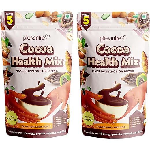 Plesantre Health Mix - Nutrient Boost 200g x 2 Chocolate