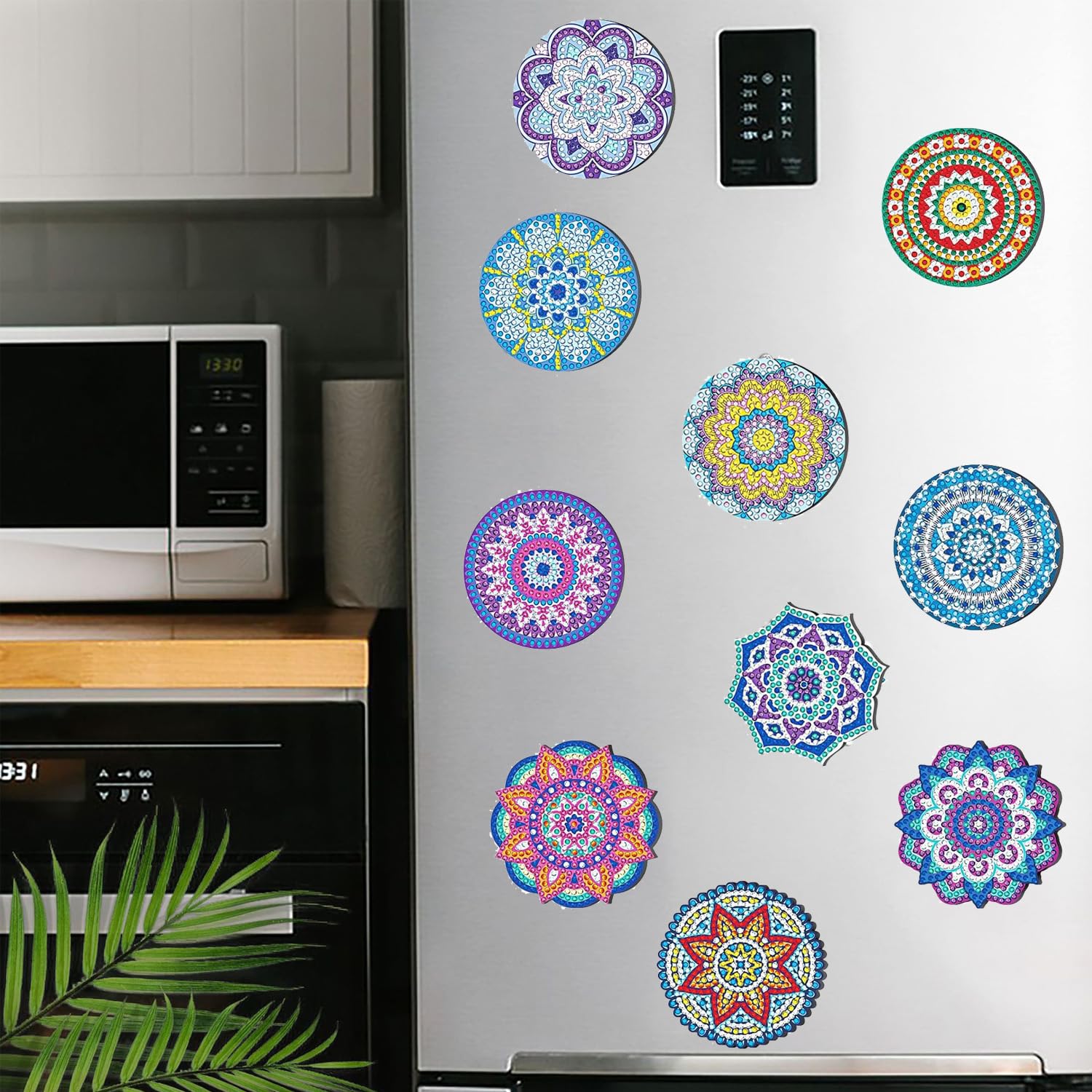 TDFERAN Peinture Diamant Aimant Frigo Aimants Tableau Magnétique