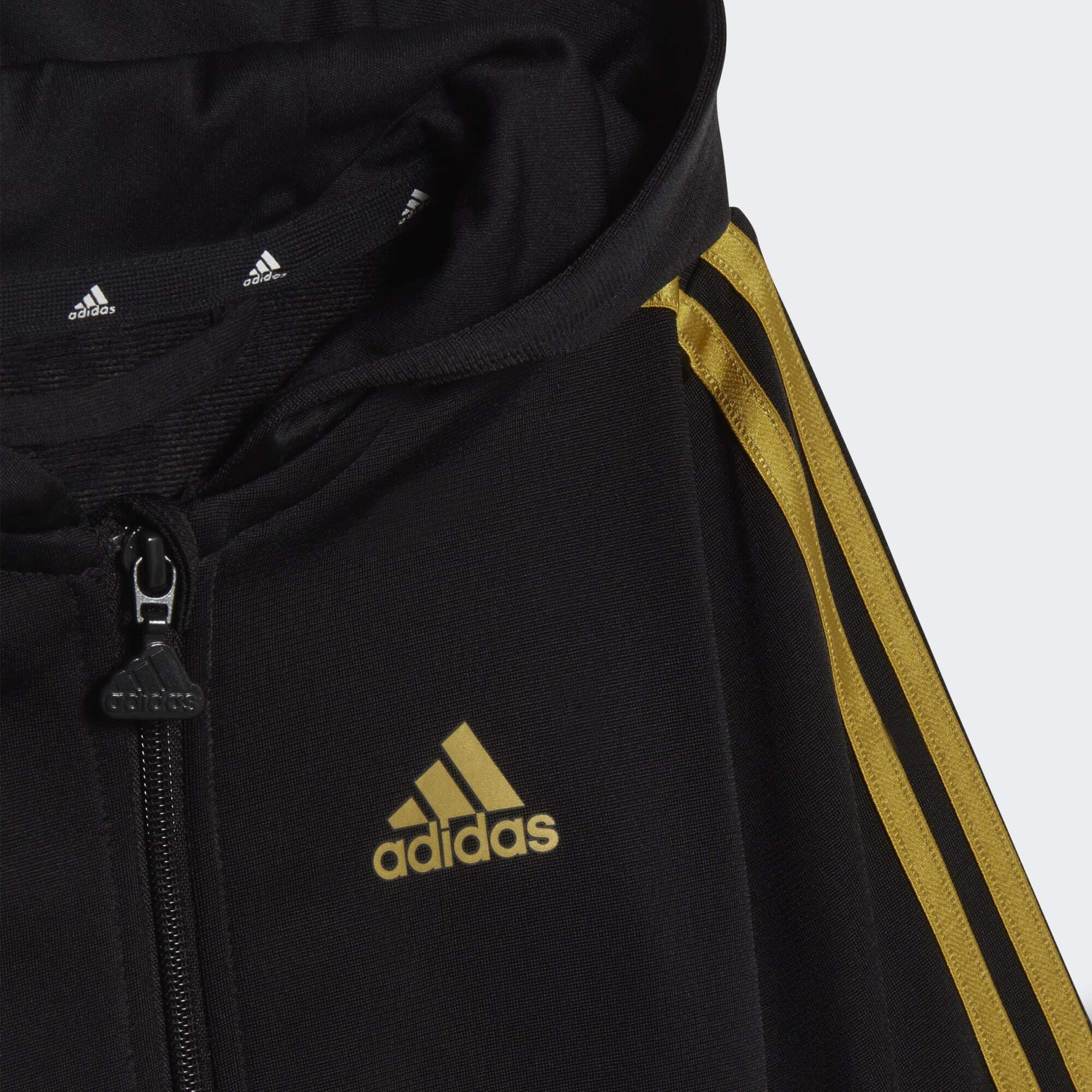 adidas Essentials Shiny Hooded Track Suit Pantalon de survêtement Mixte bébé