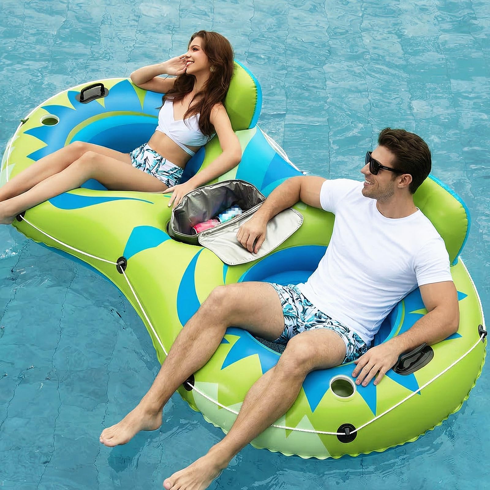 Photo 1 of Jasonwell 2-Person Inflatable River Tube Float