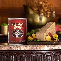 Vista 2 de Fromm Comida para perros con paté de carne de res y cebada - Comida húmeda prémium para perros - Receta de carne de res - Caja de 12 latas