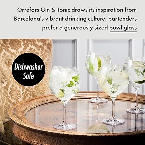 Miniatura 3 de Orrefors Juego de 4 vasos de ginebra y tónico