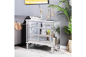 Bonnlo Mirrored Dresser: The Epitome of Modern Glamour
