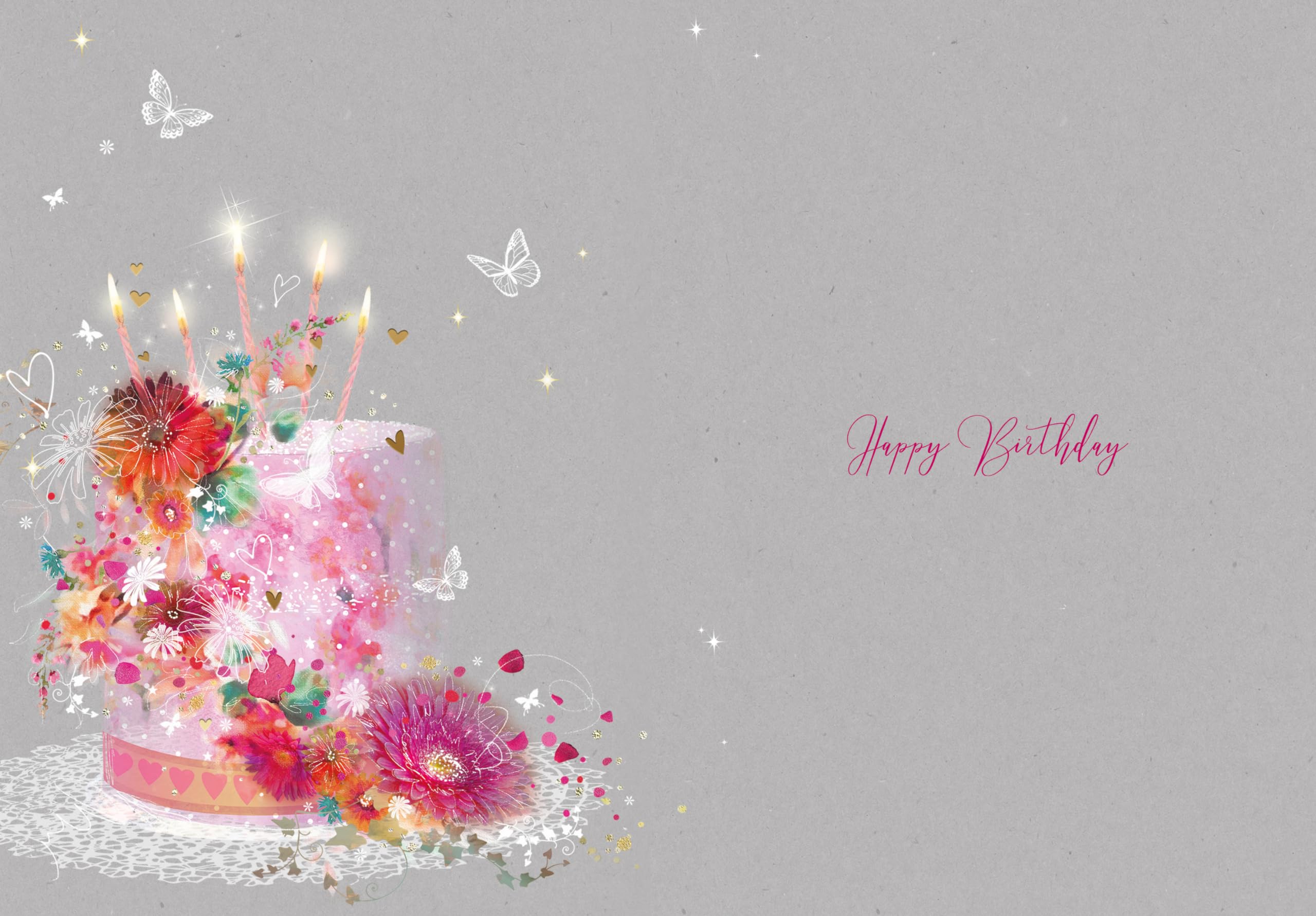 Carte D'anniversaire Victorienne De Fille Et De