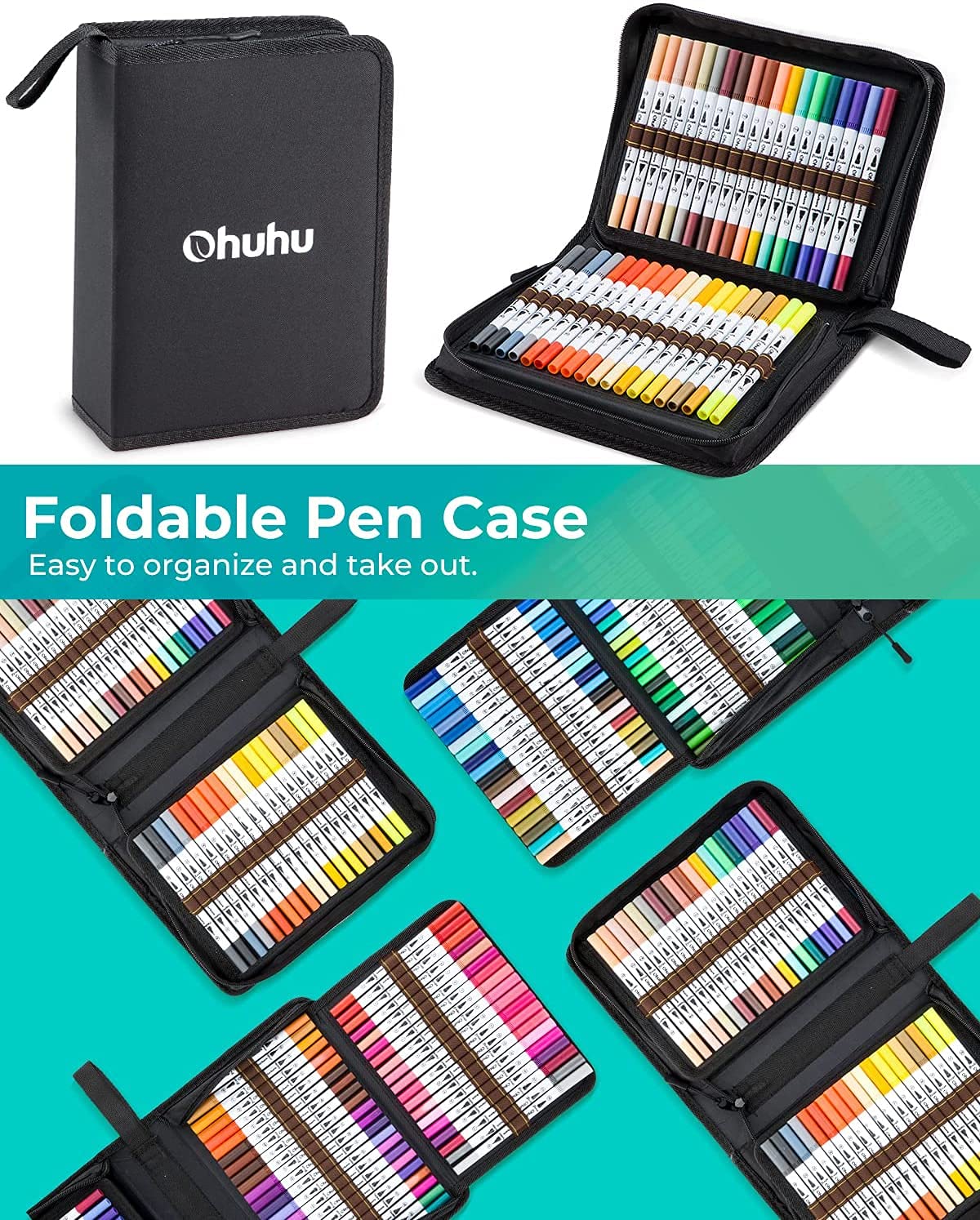 Ohuhu dual tip brush and fineliner pens Clearance