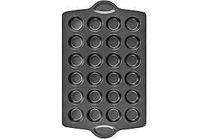 Upgrade Your Mini Muffin Game with HONGBAKE's Superior Nonstick 24-Count Mini Muffin Pan