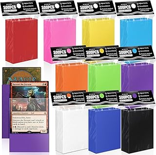 1000ct Trading Card Sleeves Perfect Fit MTG Matte Sleeves, Soft Sports Card Protector for Photocard, Standard TCG Card Sleeves Fit for MTG Yugioh 66 * 91 mm