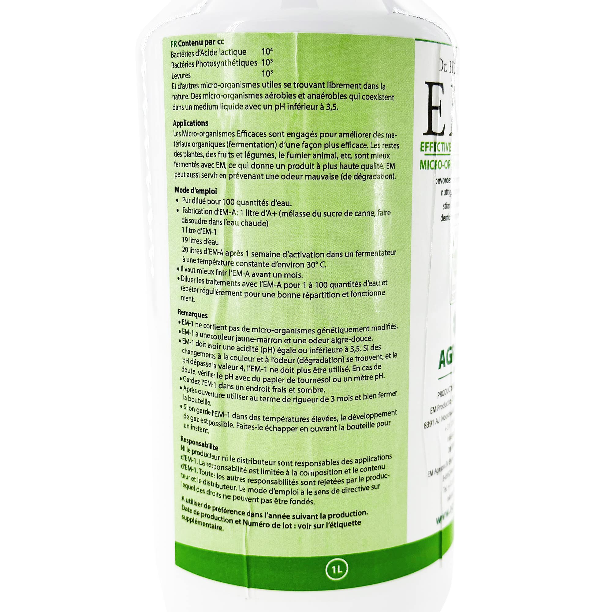 EM-1® solución Madre de microorganismos eficaces | Bidón de 1 L
