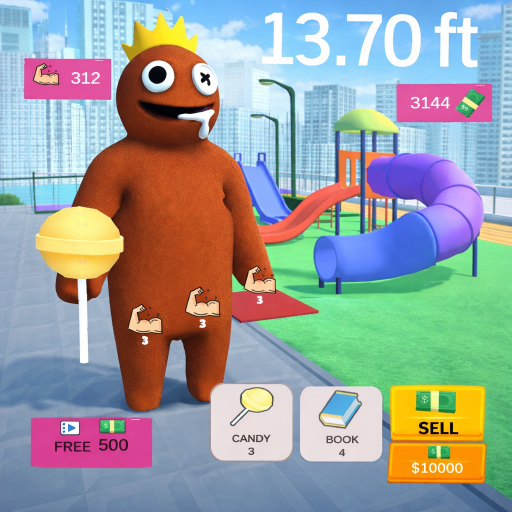 Real Blue Lift Weight Game und lustiges Simulatorspiel : Gewichtheber-Held Offline-Spiel Kostenlos für Mädchen Kampfspiel und Hebesimulator-Spaßspiele