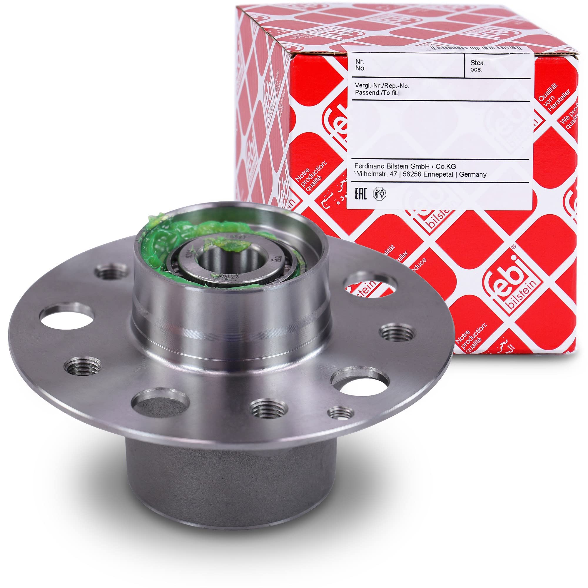 500 Front ABS Wheel Bearing Hub Kit x2 For Mercedes C3 209 330 03 25 Febi 36077