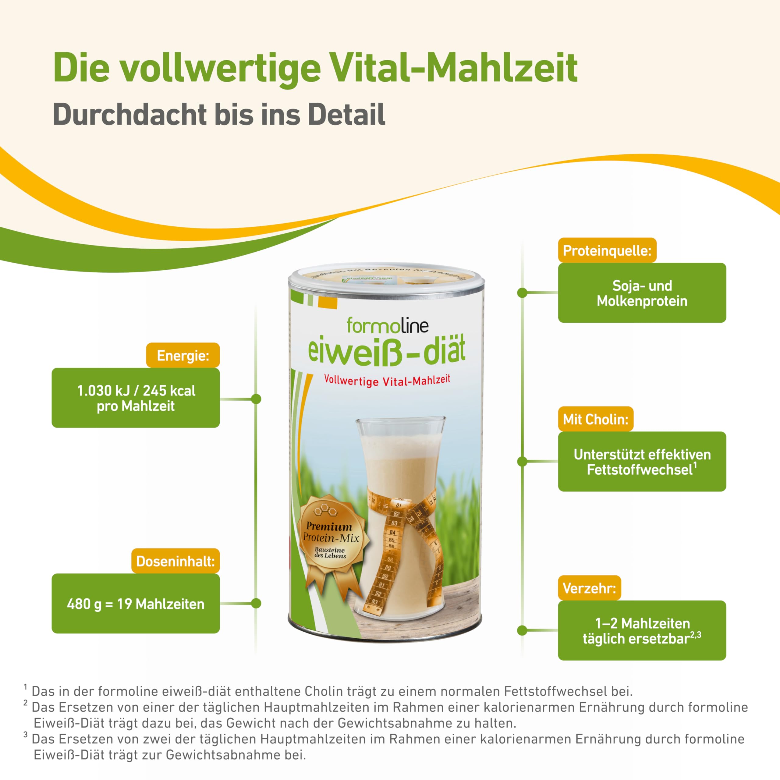 FORMOLINE Eiweiß-Diät Pulver 480 g
