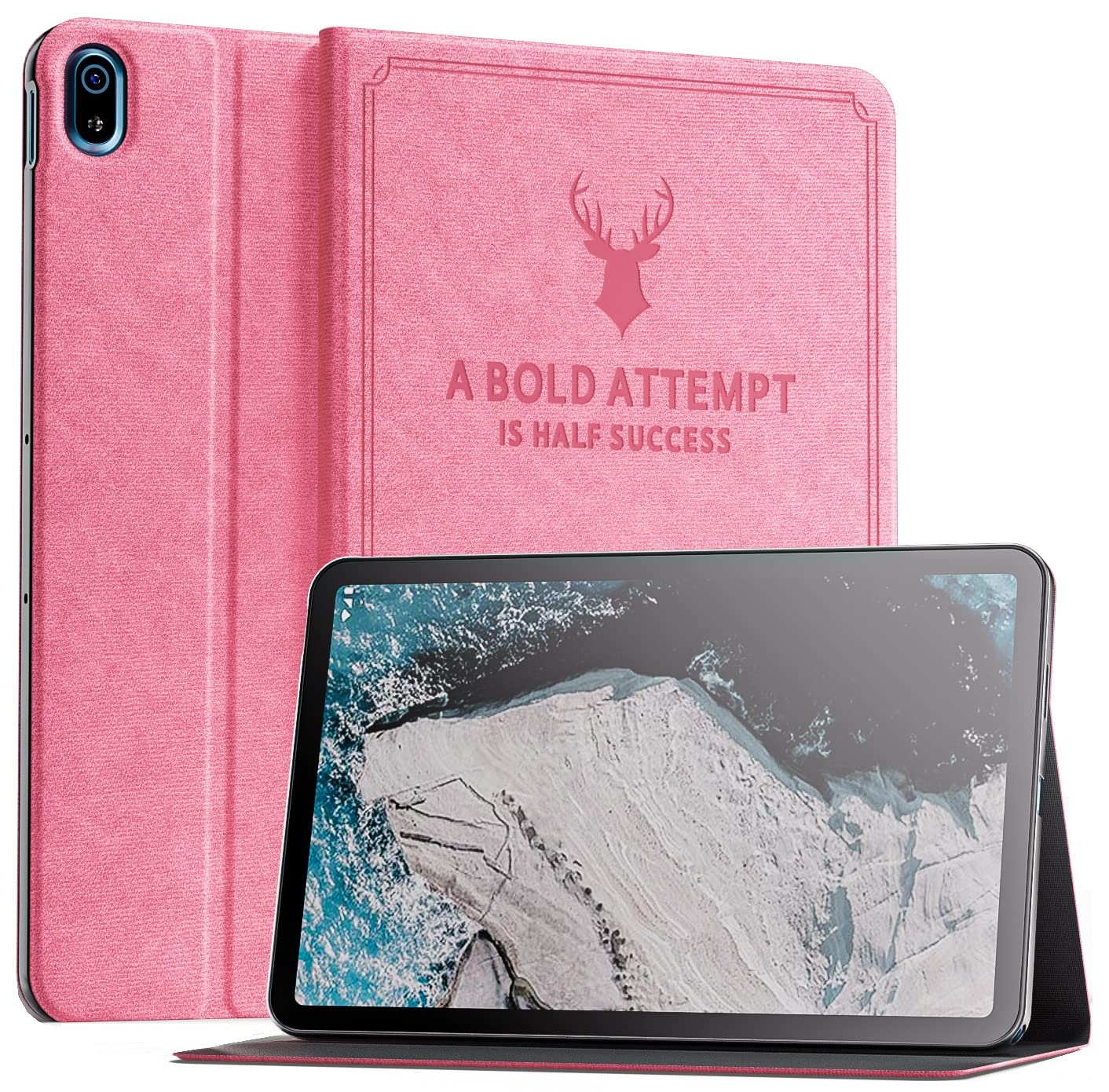 SwooK Folio Cover Case for Nokia T20 Tablet 10.36 Inch 2021 Model TA-1392 TA-1394 TA-1397 Nokia T20 Trifold Stand Slim Protective Flip Cover Case (Pink) (B0B9YF8VNP) Amazon Price History, Amazon Price Tracker