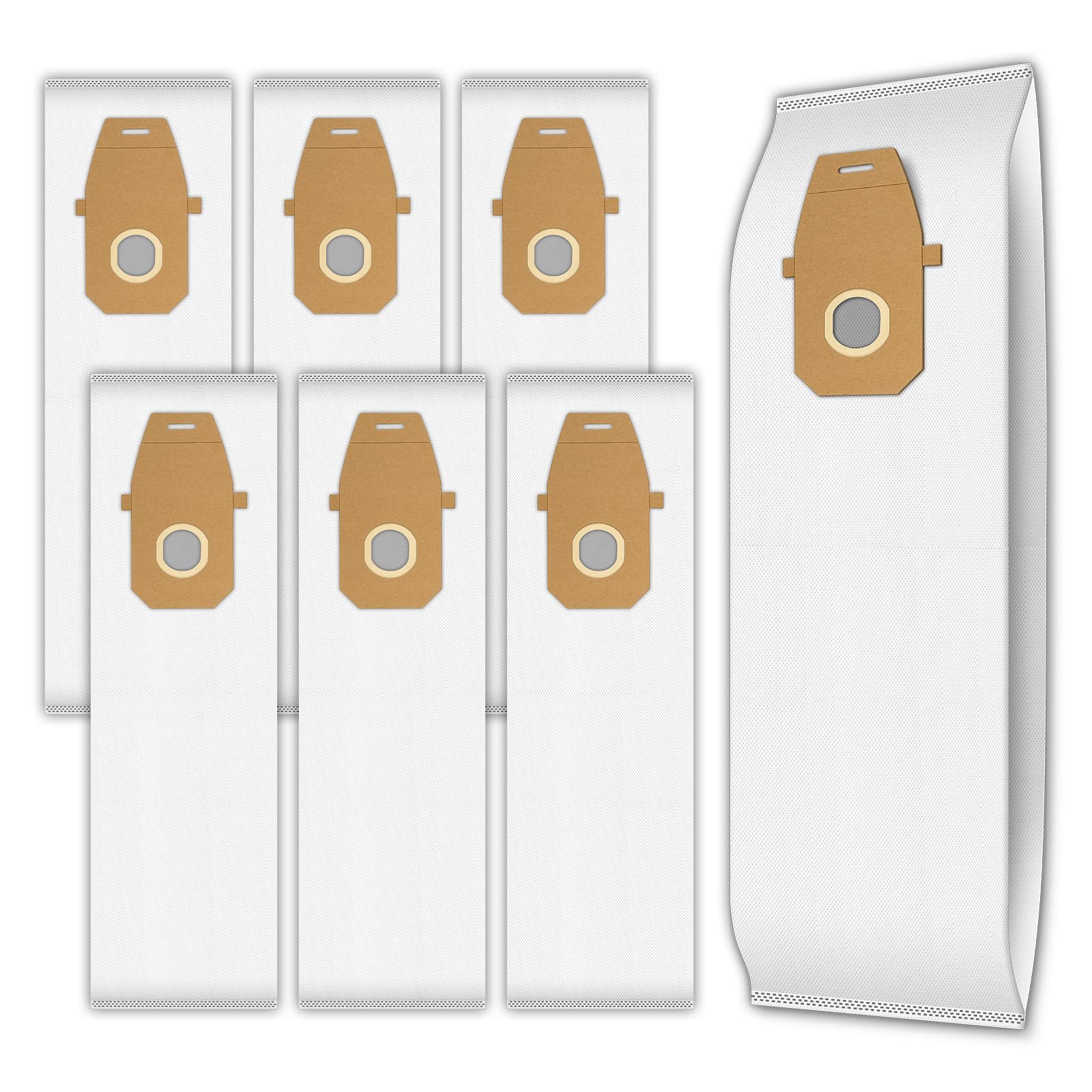 (7 Pack) UH30010 Replacement AH10000 Type Q HEPA Vacuum Dust Bags Compatible with Hoover Platinum Upright Vacuum UH30010COM UH30010CCA UH30010 Replace Part 902419001, Dirt Disposal Bags, Vacuum Bags