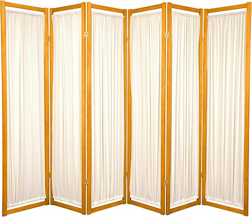 Miniatura 4 de Oriental Muebles 6ft Tall Helsinki Shoji Screen6PanelNegro
