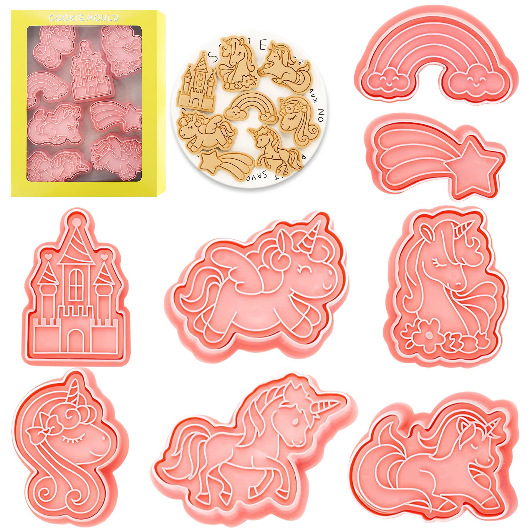 Licorne-b/8pcs