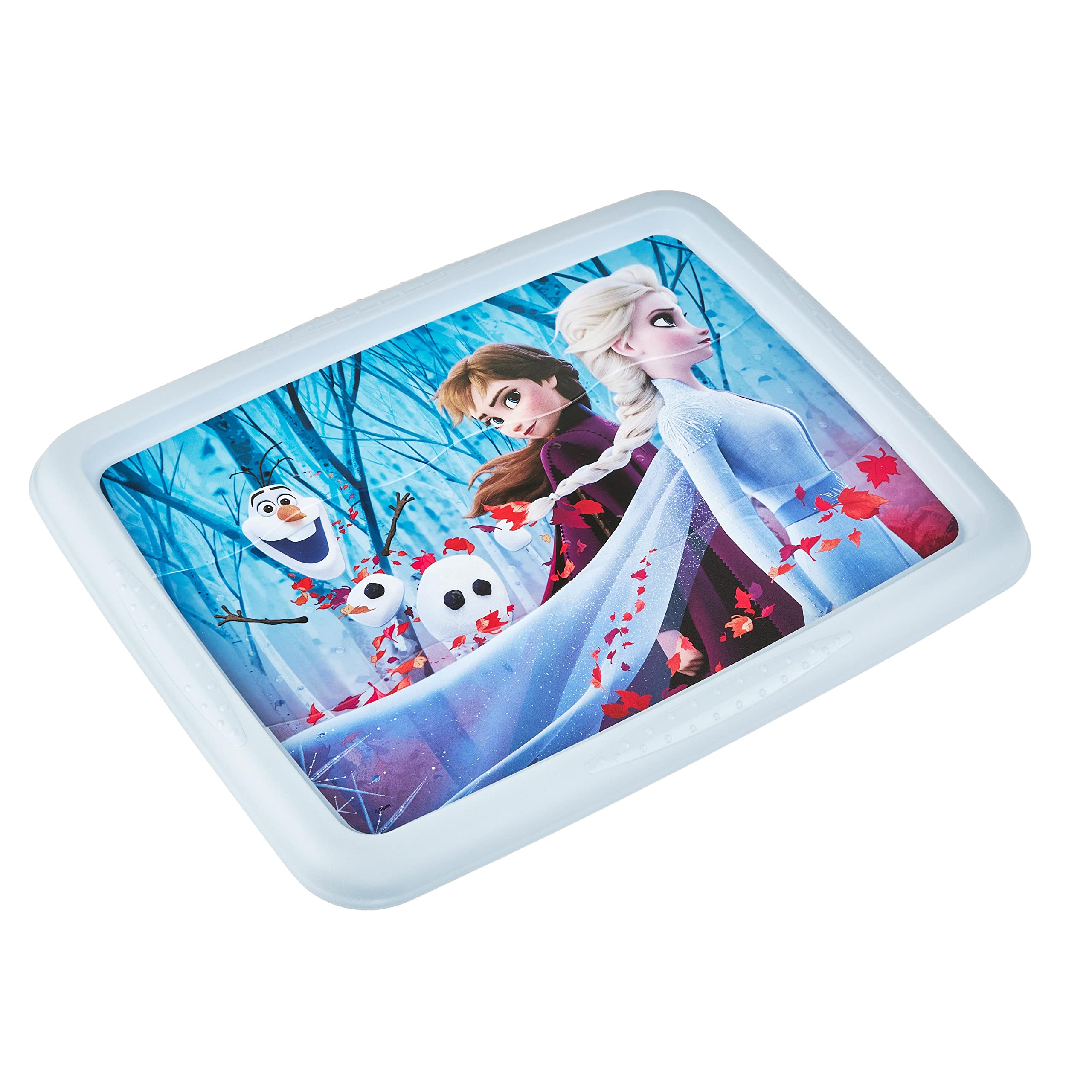keeeper Frozen 2 - Scatola portaoggetti con coperchio, girevole e impilabile, per bambini, 15 l, colore: Blu