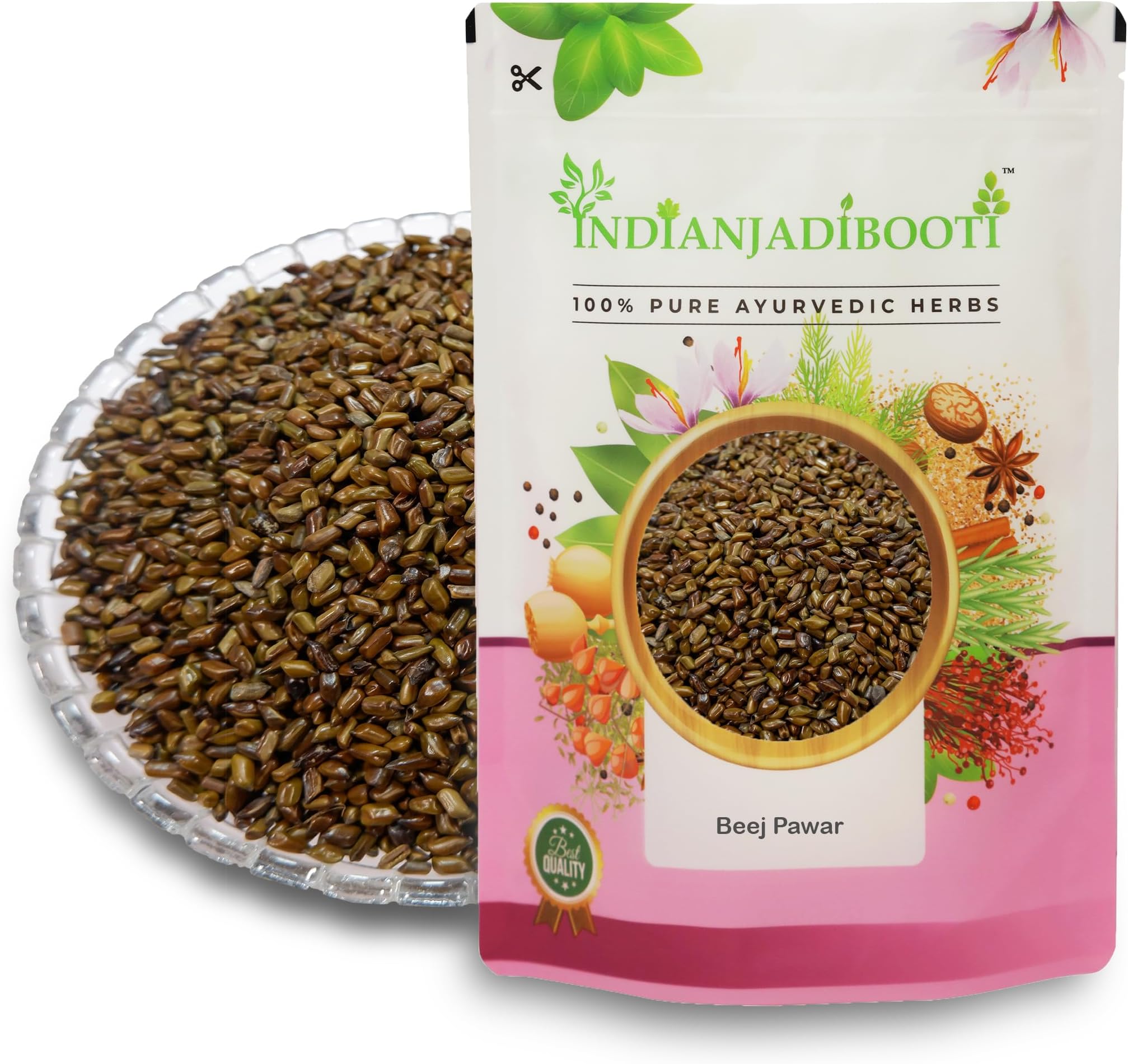 IndianJadiBooti Puwar Seeds (Cassia Tora) | Chakramarda Beej | Panwar | Natural Ayurvedic Herb for Skin Wellness & Detox | Whole Dried Seeds | 400 Grams