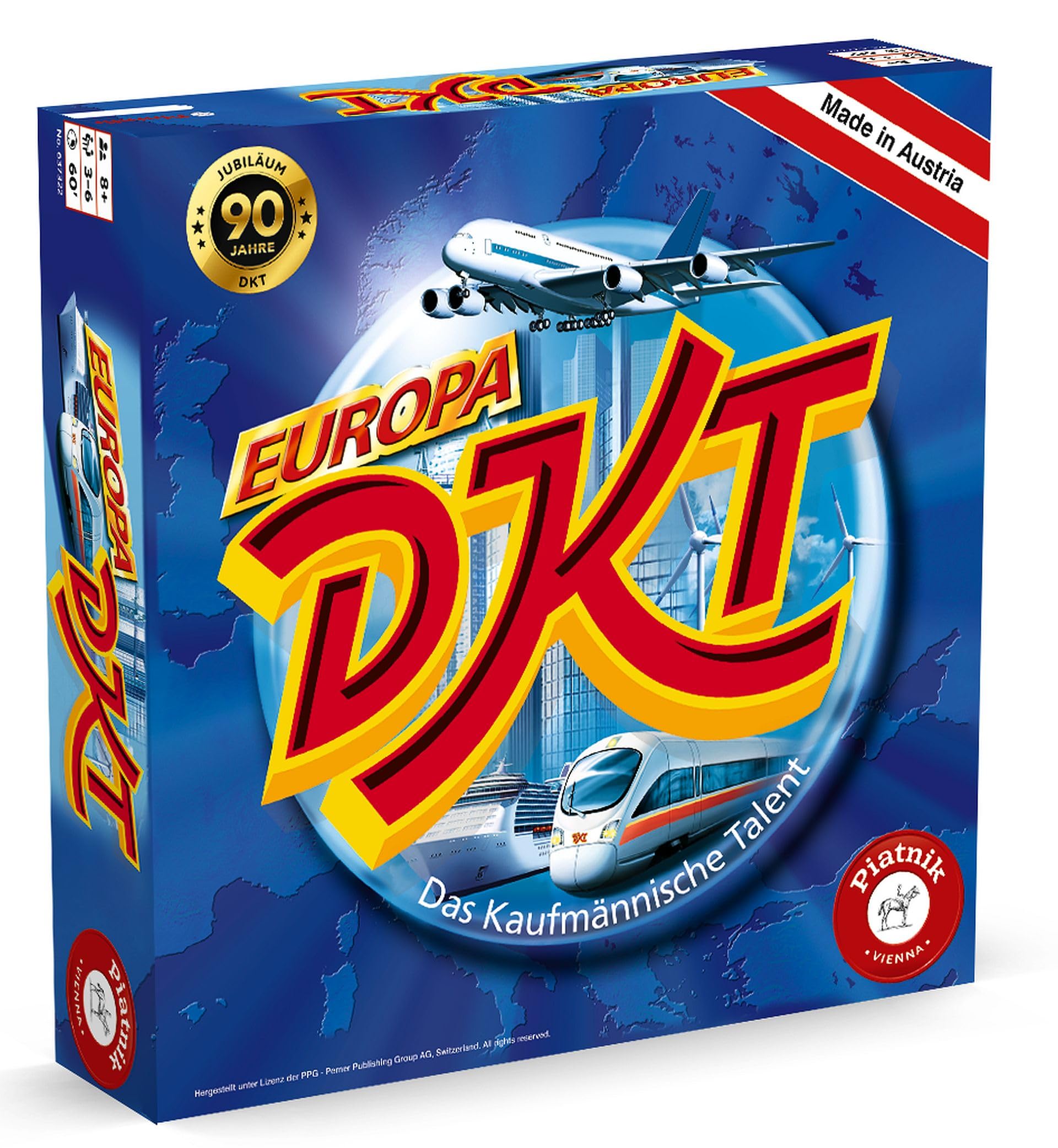 Piatnik 6373 "DKT - Europe Board Game