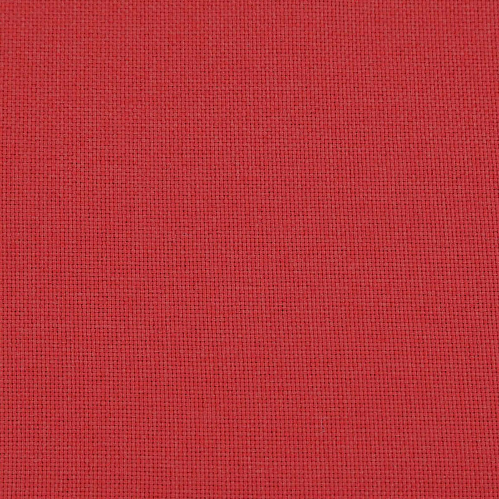 Cuscino per divano rosso 80x80 cm 2 pezzi in morbido tessuto sfoderabile e imbottitura ergonomica in poliestere per interni