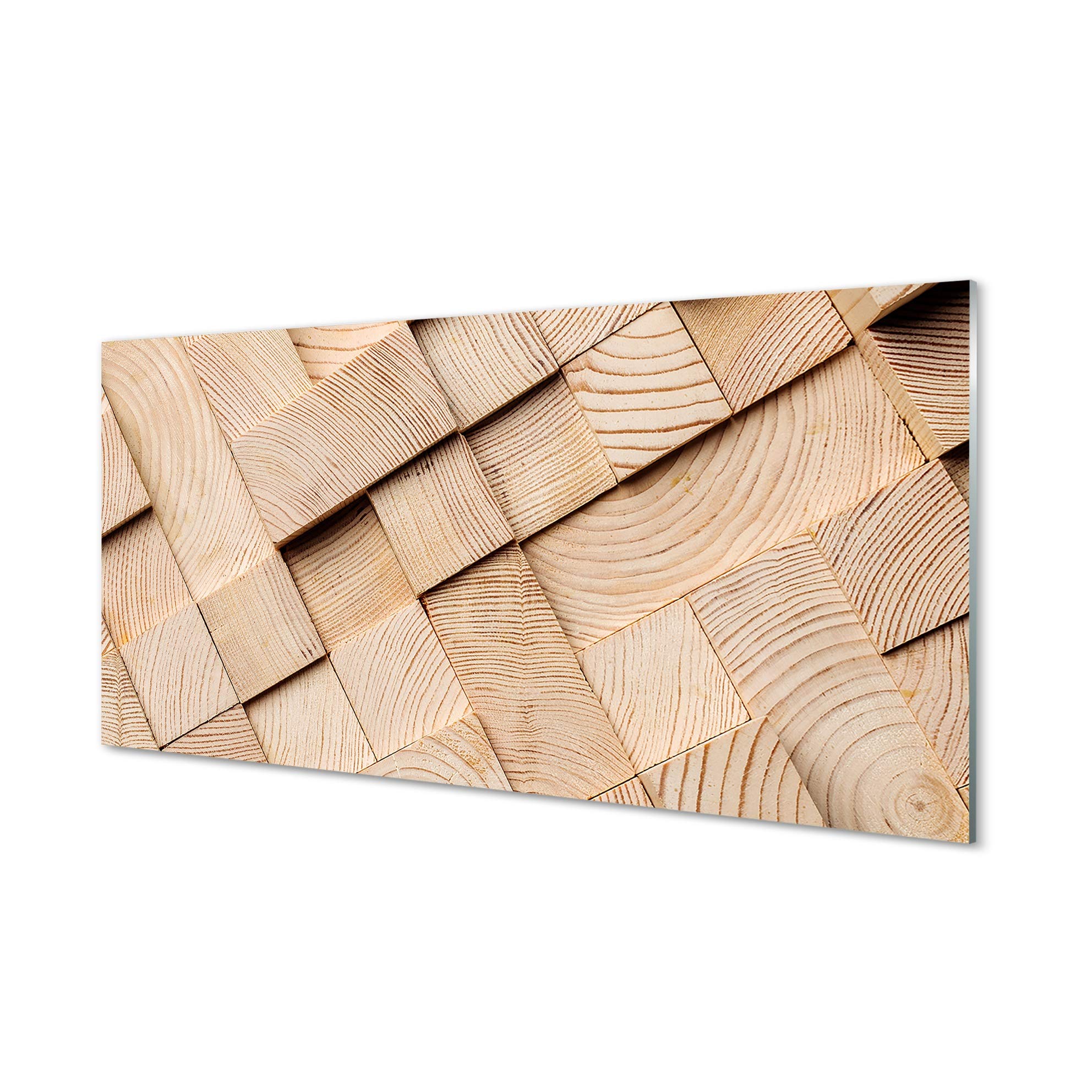 Tulup Impresión acríl Acrílico 100x50cm Impresa Decoración Imagen Cuadro sobre acríl Pinturas – Composición De Madera del Grano