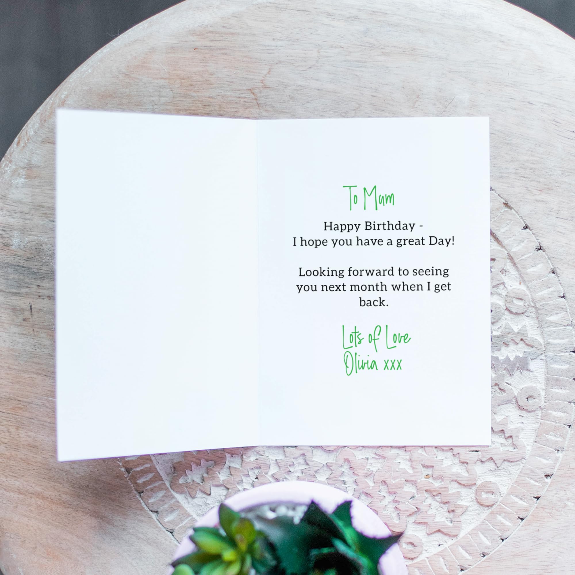 Artery8 Birthday Card Stag Head In Trees Forest Woodland Abstract For Him Man Male Dad Brother Son Papa Grandad Greeting Card