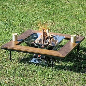 Amazon | ロゴス(LOGOS)アイアンウッド囲炉裏テーブル 81064133